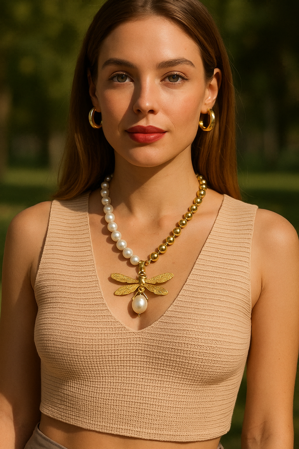 Collar libélula Perla